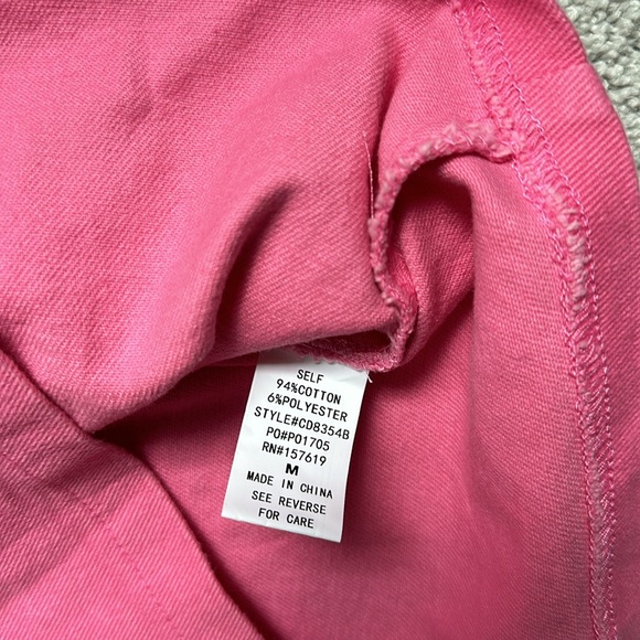 Cloud Ten Pink Denim Fringe Dress - Picture 10 of 11